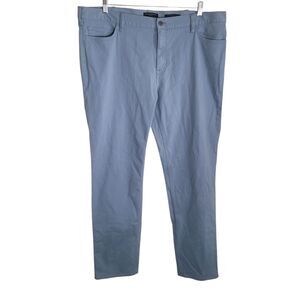 Banana Republic Traveler Pants Slim Fit Men's Size 42 X 34 Blue Casual Comfort